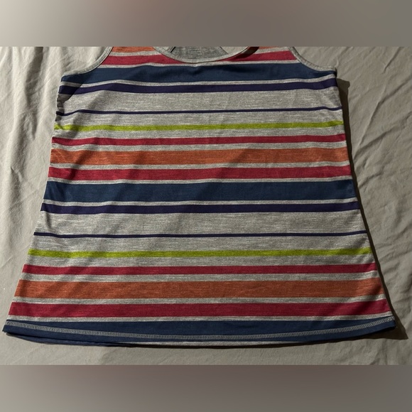 Roxy:Women's Multicolor Striped Sleeveless Top:Size Medium🌟Like New🌟 - Picture 4 of 5